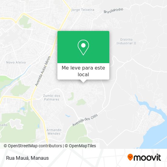 Rua Mauá mapa