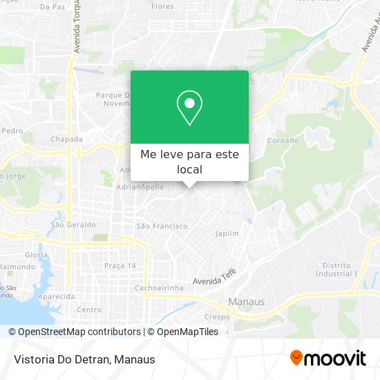 Vistoria Do Detran mapa