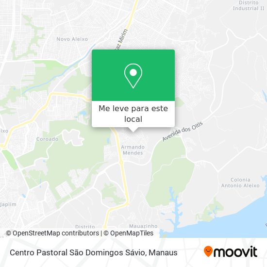 Centro Pastoral São Domingos Sávio mapa