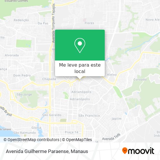 Avenida Guilherme Paraense mapa