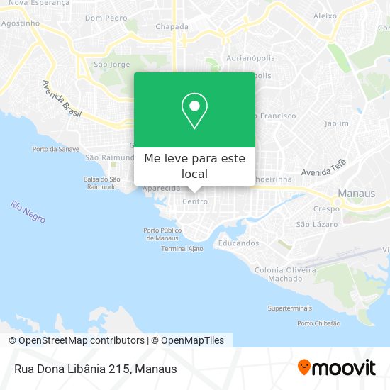 Rua Dona Libânia 215 mapa