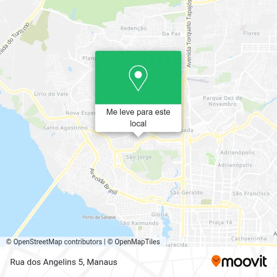 Rua dos Angelins 5 mapa