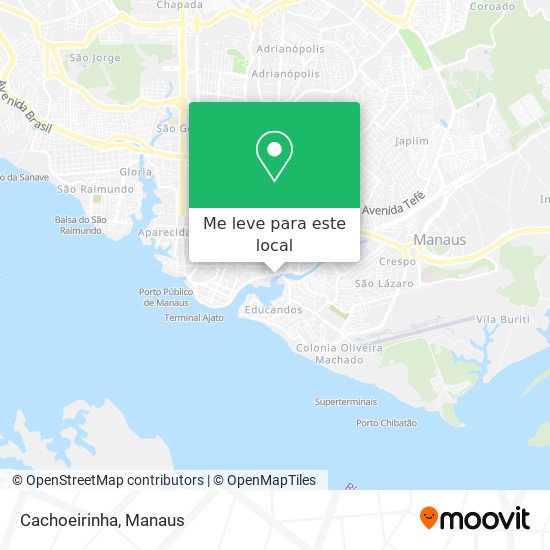 Cachoeirinha mapa