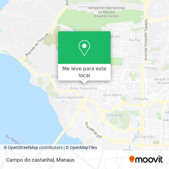 Campo do castanhal mapa