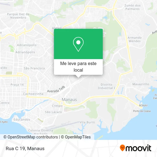 Rua C 19 mapa