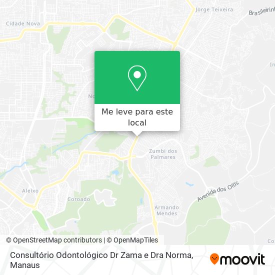 Consultório Odontológico Dr Zama e Dra Norma mapa