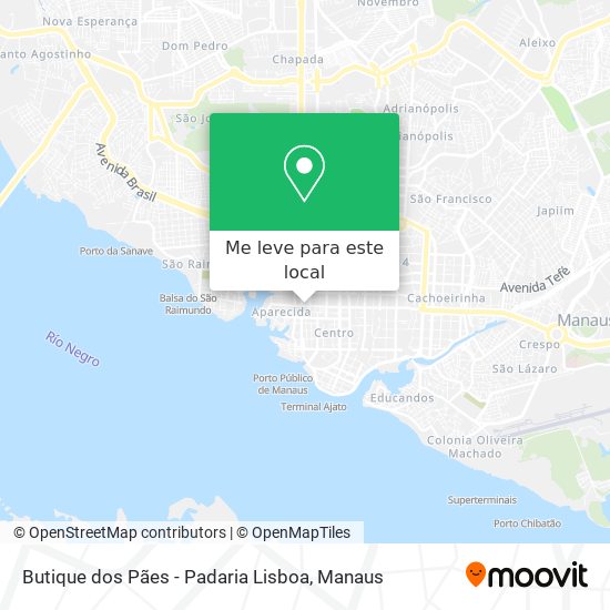 Butique dos Pães - Padaria Lisboa mapa