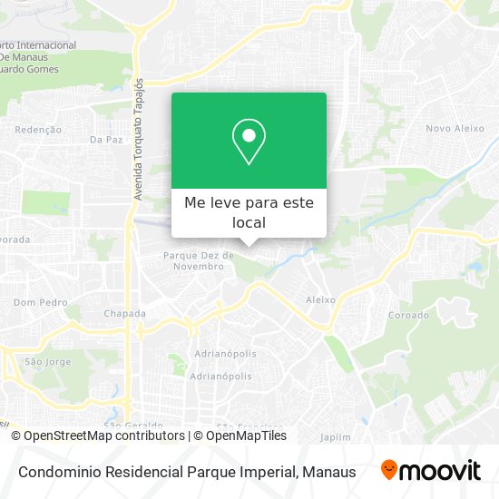Condominio Residencial Parque Imperial mapa