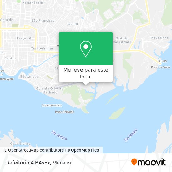 Refeitório 4 BAvEx mapa