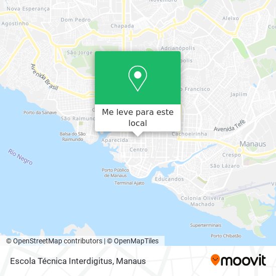 Escola Técnica Interdigitus mapa
