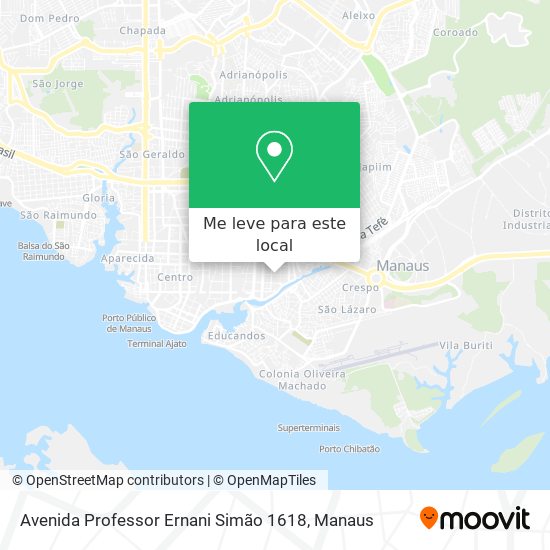 Avenida Professor Ernani Simão 1618 mapa