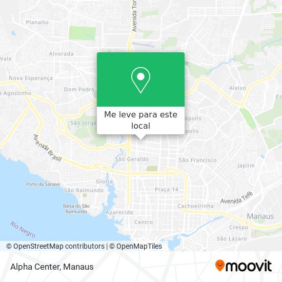 Alpha Center mapa