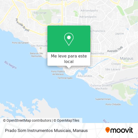 Prado Som Instrumentos Musicais mapa