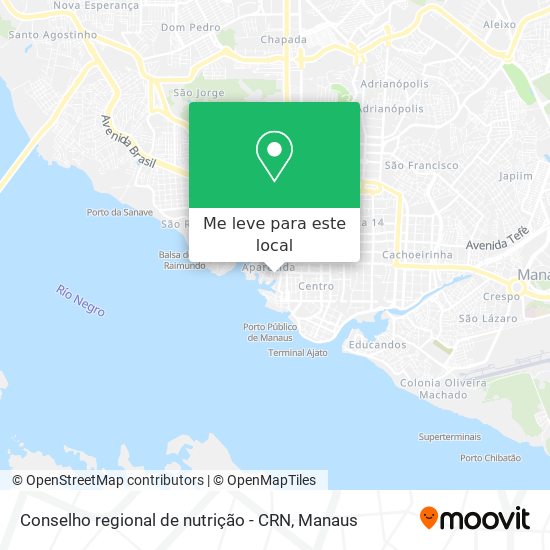 Conselho regional de nutrição - CRN mapa