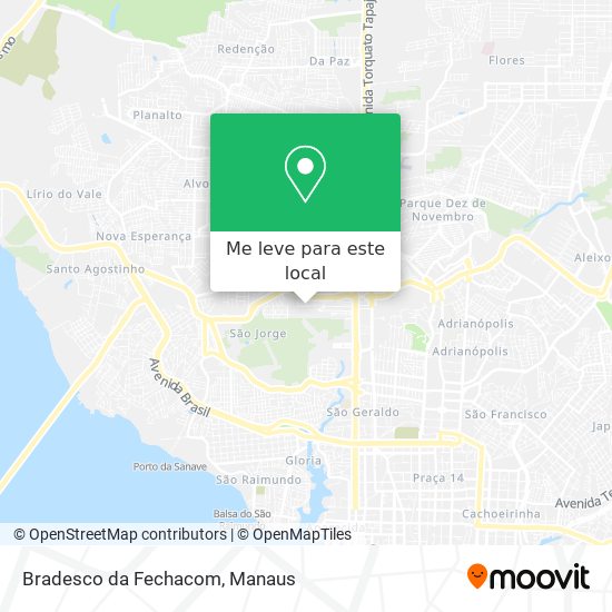 Bradesco da Fechacom mapa