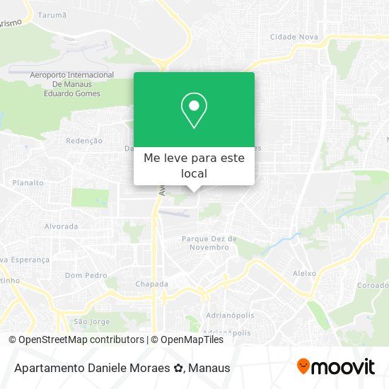 Apartamento Daniele Moraes ✿ mapa