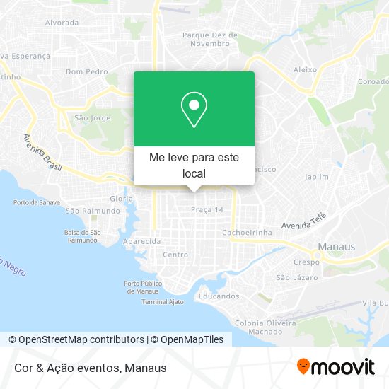 Cor & Ação eventos mapa