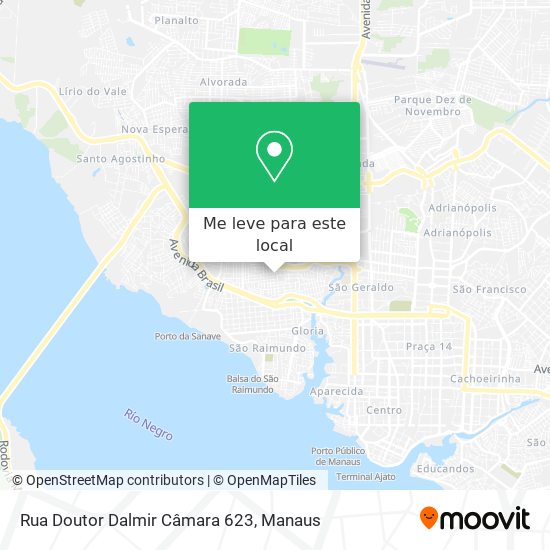 Rua Doutor Dalmir Câmara 623 mapa