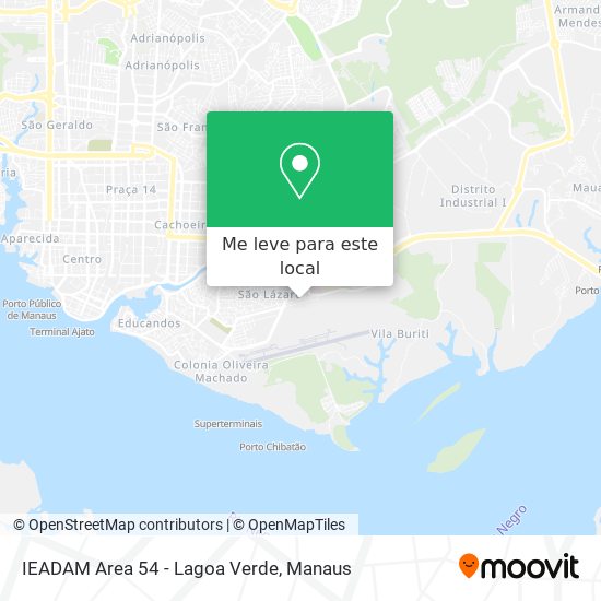 IEADAM Area 54 - Lagoa Verde mapa