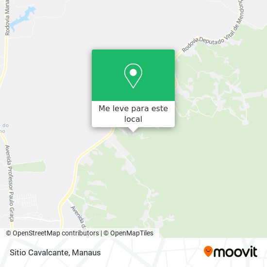 Sitio Cavalcante mapa