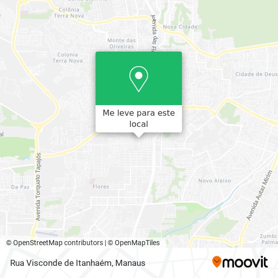 Rua Visconde de Itanhaém mapa