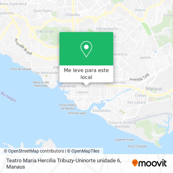 Teatro Maria Hercília Tribuzy-Uninorte unidade 6 mapa