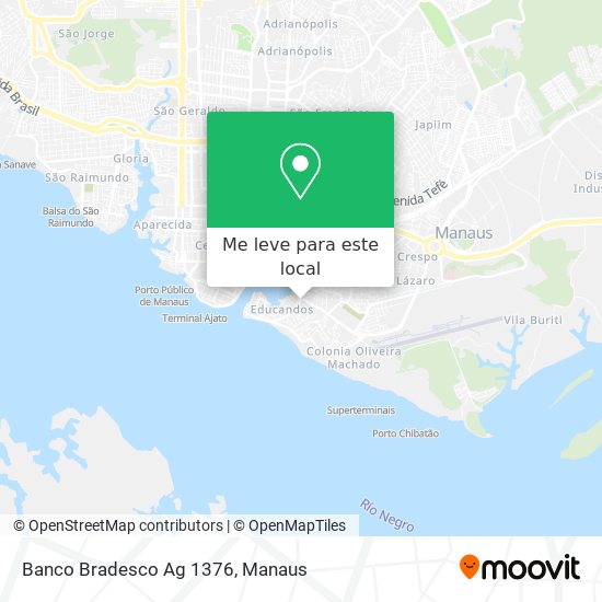 Banco Bradesco Ag 1376 mapa