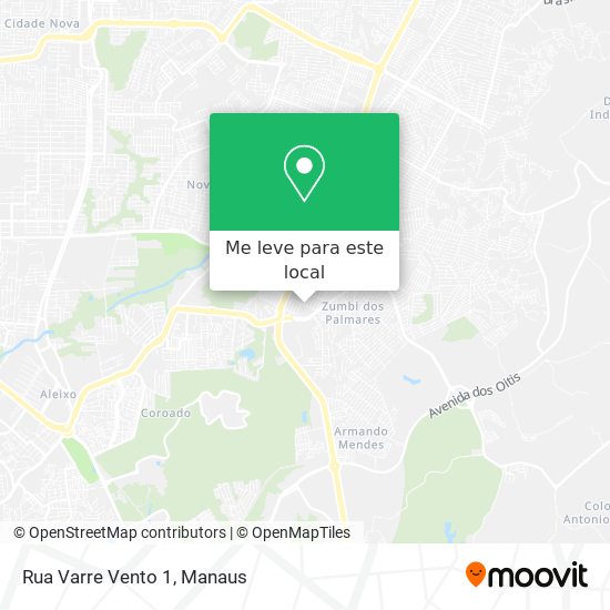 Rua Varre Vento 1 mapa