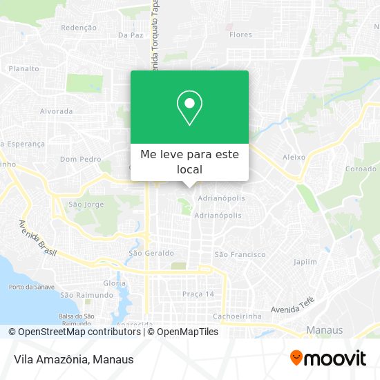 Vila Amazônia mapa