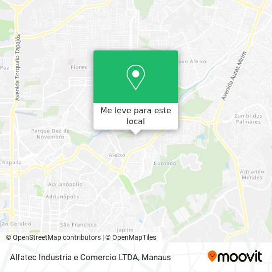 Alfatec Industria e Comercio LTDA mapa