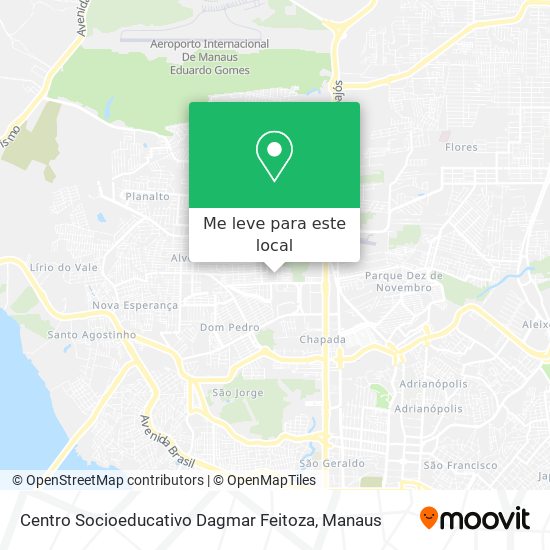 Centro Socioeducativo Dagmar Feitoza mapa