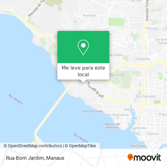 Rua Bom Jardim mapa