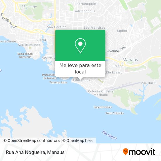 Rua Ana Nogueira mapa