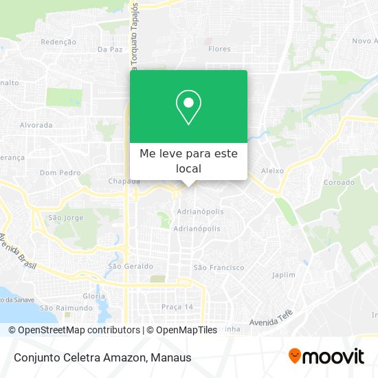 Conjunto Celetra Amazon mapa