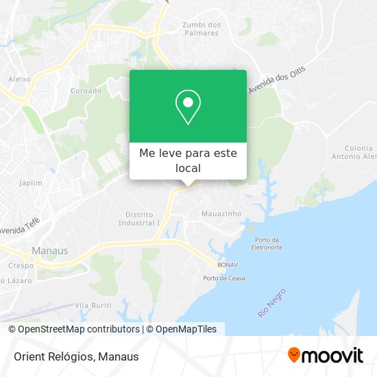 Orient Relógios mapa