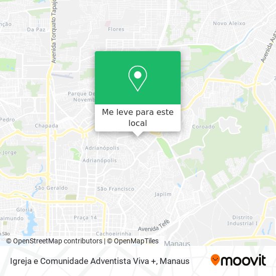 Igreja e Comunidade Adventista Viva + mapa