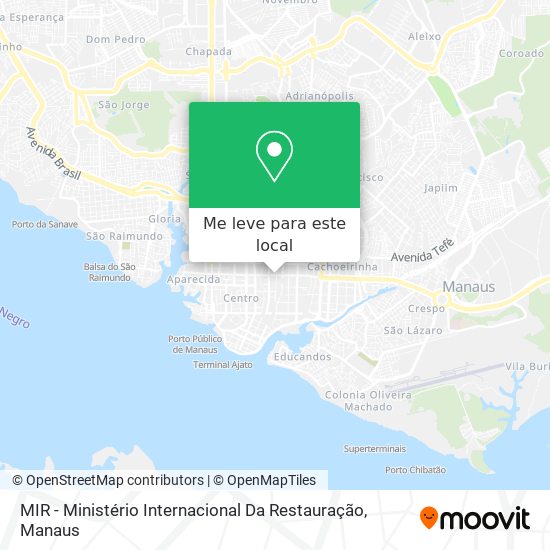MIR - Ministério Internacional Da Restauração mapa
