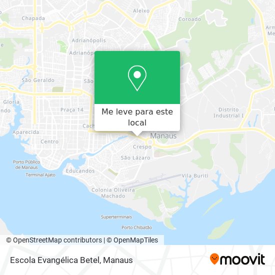 Escola Evangélica Betel mapa