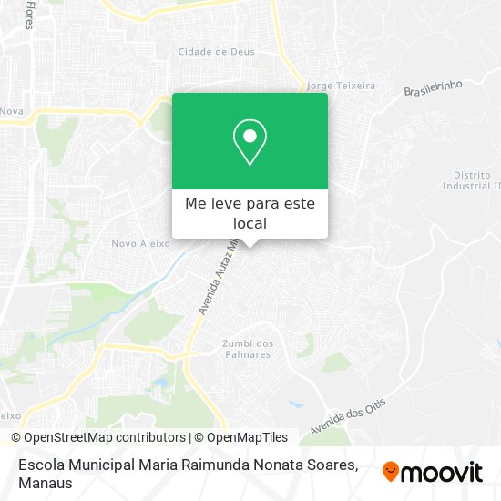 Escola Municipal Maria Raimunda Nonata Soares mapa