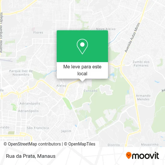 Rua da Prata mapa