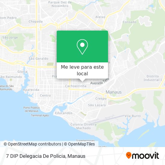 7 DIP Delegacia De Policia mapa
