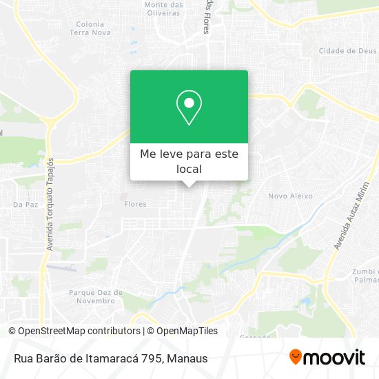 Rua Barão de Itamaracá 795 mapa