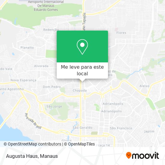 Augusta Haus mapa