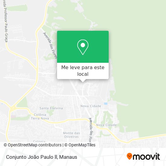 Conjunto João Paulo ll mapa