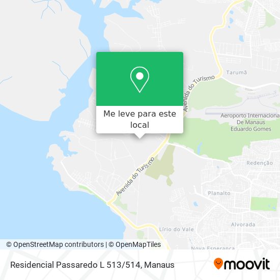 Residencial Passaredo L 513 / 514 mapa
