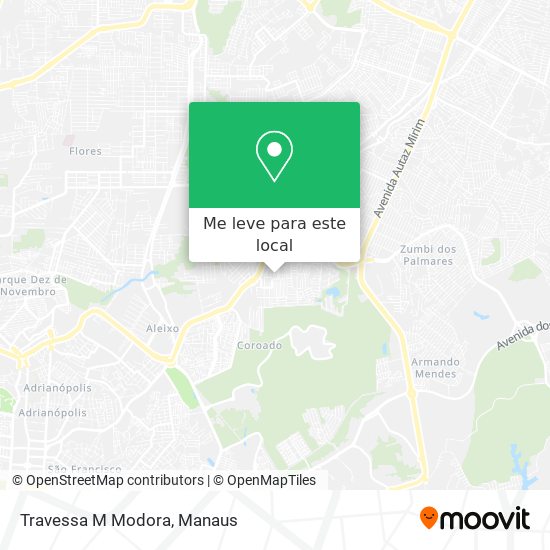 Travessa M Modora mapa