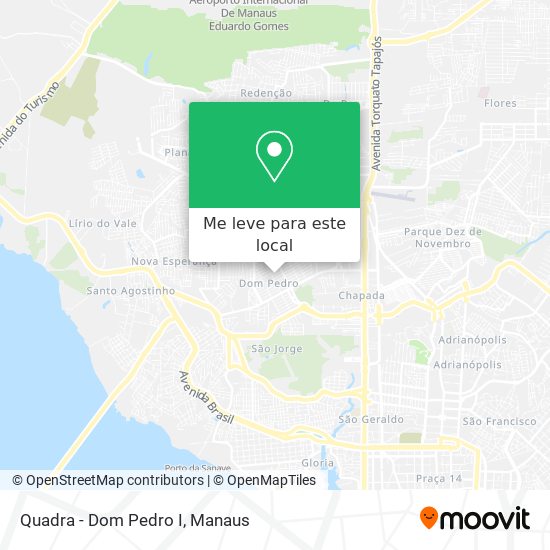 Quadra - Dom Pedro I mapa