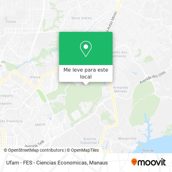 Ufam - FES - Ciencias Economicas mapa