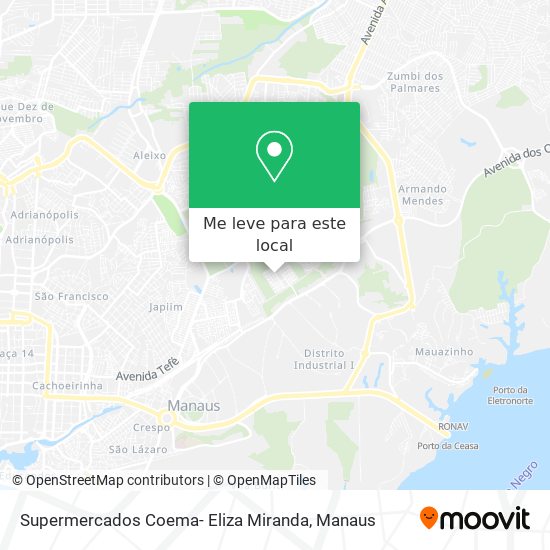 Supermercados Coema- Eliza Miranda mapa