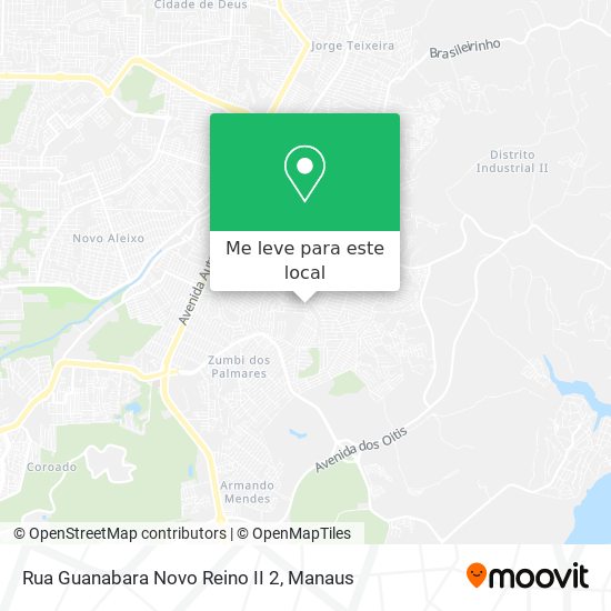 Rua Guanabara Novo Reino II 2 mapa